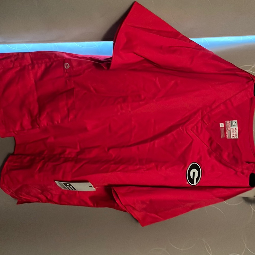 NWT wonder wink University of Georgia Scrub top XL